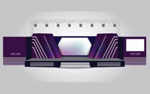 conference design layout stage