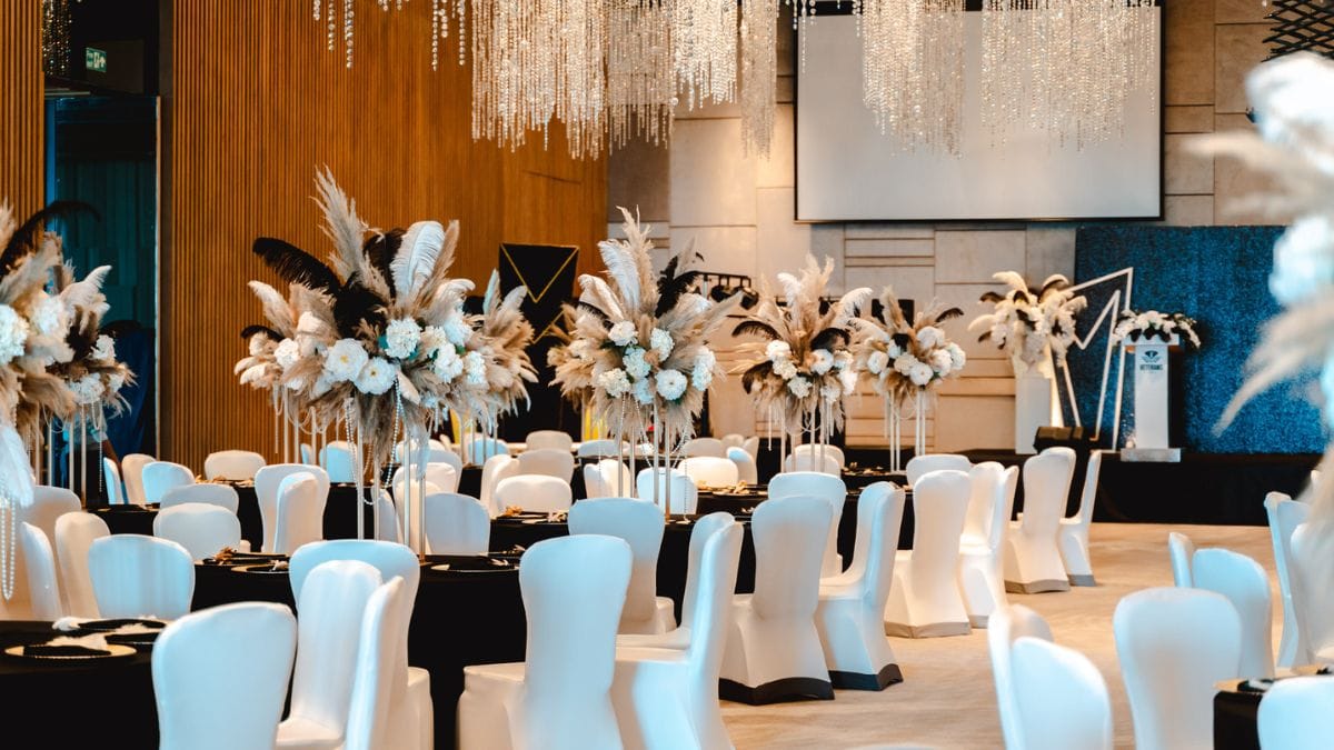 Indian Wedding 9 sangeet ballroom setting indian wedding planner thailand