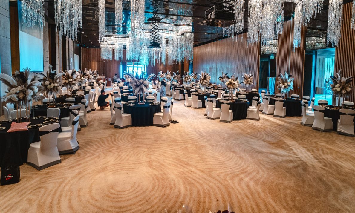 event planner in Thailand—event production corporate event with LED stage and professional lighting
