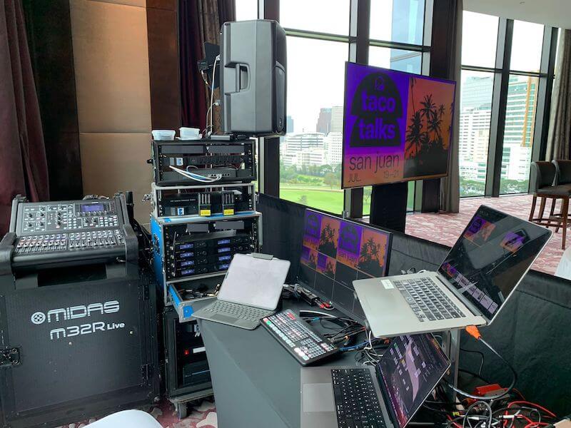Event Management Bangkok 2 event planner thailand nationwide av support event production for LED walls, projection, rigging, pro audio, intelligent lighting, stage builds, truss, power distribution, and live switching.