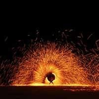 event entertainment thailand fire dancer